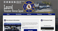 Desktop Screenshot of laurelrescue.org