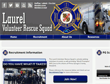 Tablet Screenshot of laurelrescue.org